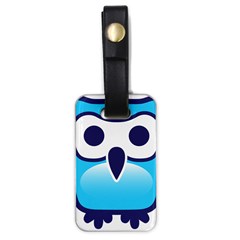 Owl Logo Clip Art Luggage Tag (one Side) by Ket1n9