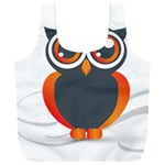 Owl Logo Full Print Recycle Bag (XXL) Front