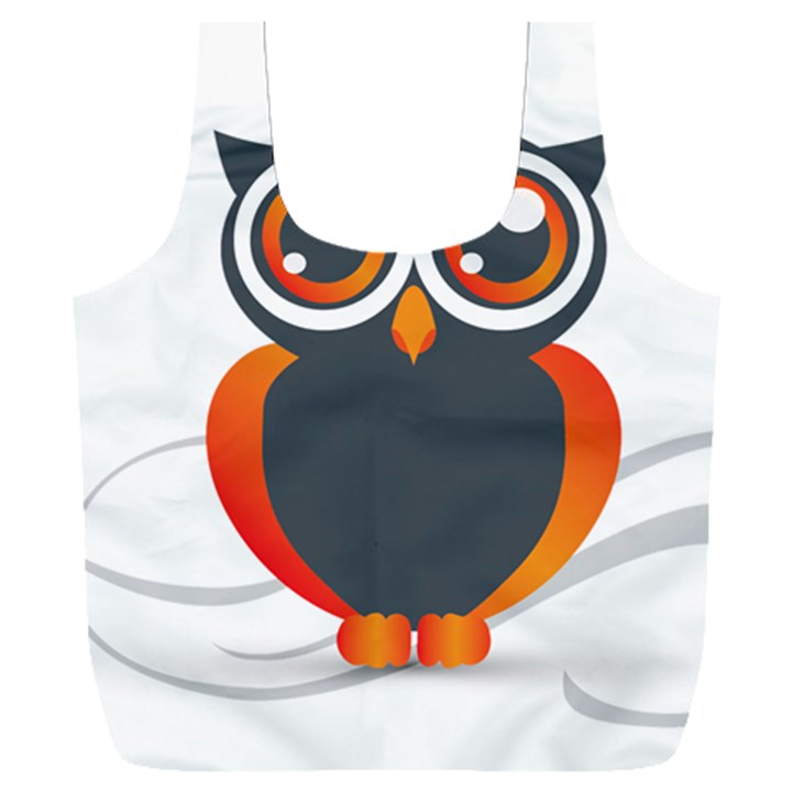 Owl Logo Full Print Recycle Bag (XXL)