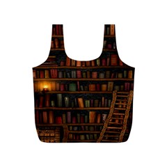 Books Library Full Print Recycle Bag (s) by Ket1n9