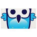 Owl Logo Clip Art Banner and Sign 7  x 4  Front