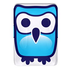 Owl Logo Clip Art Rectangular Glass Fridge Magnet (4 Pack) by Ket1n9