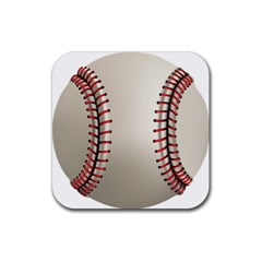 Baseball Rubber Coaster (square) by Ket1n9