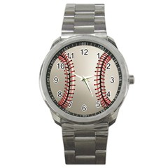 Baseball Sport Metal Watch by Ket1n9