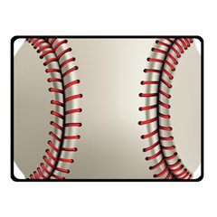 Baseball Fleece Blanket (small) by Ket1n9