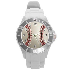 Baseball Round Plastic Sport Watch (l) by Ket1n9