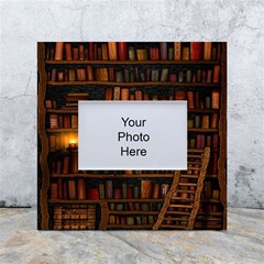 Books Library White Box Photo Frame 4  X 6  by Ket1n9