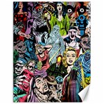 Vintage Horror Collage Pattern Canvas 18  x 24  17.8 x23.08  Canvas - 1