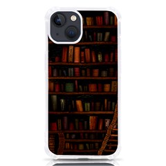 Books Library Iphone 13 Tpu Uv Print Case by Ket1n9