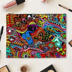 Art Color Dark Detail Monsters Psychedelic Cosmetic Bag (xl) by Ket1n9