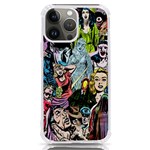 Vintage Horror Collage Pattern iPhone 13 Pro Max TPU UV Print Case Front