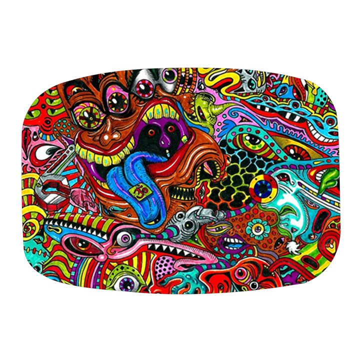 Art Color Dark Detail Monsters Psychedelic Mini Square Pill Box