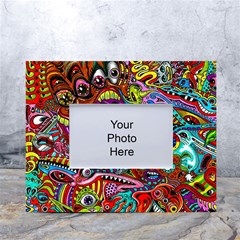 Art Color Dark Detail Monsters Psychedelic White Tabletop Photo Frame 4 x6  by Ket1n9