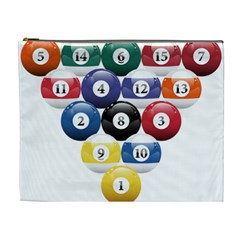 Racked Billiard Pool Balls Cosmetic Bag (xl) by Ket1n9