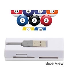 Racked Billiard Pool Balls Memory Card Reader (stick) by Ket1n9