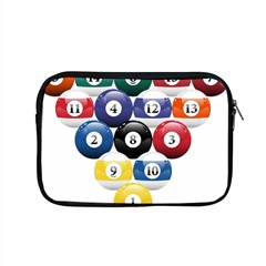 Racked Billiard Pool Balls Apple Macbook Pro 15  Zipper Case by Ket1n9