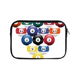 Racked Billiard Pool Balls Apple MacBook Pro 15  Zipper Case Front