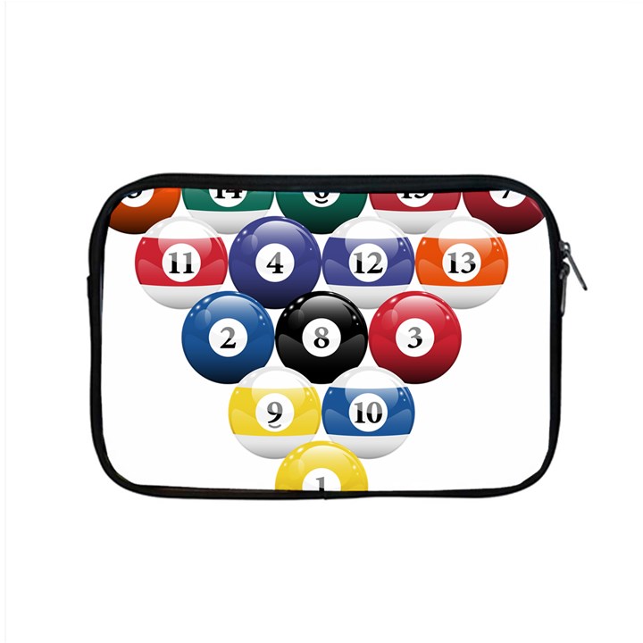 Racked Billiard Pool Balls Apple MacBook Pro 15  Zipper Case