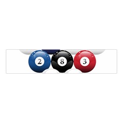 Racked Billiard Pool Balls Velvet Scrunchie by Ket1n9