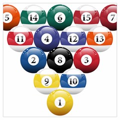 Racked Billiard Pool Balls Lightweight Scarf  by Ket1n9