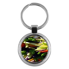 Bright Peppers Key Chain (round) by Ket1n9