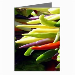 Bright Peppers Greeting Card