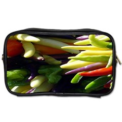 Bright Peppers Toiletries Bag (one Side) by Ket1n9