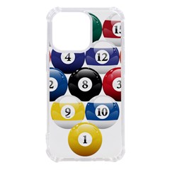 Racked Billiard Pool Balls Iphone 13 Pro Tpu Uv Print Case by Ket1n9