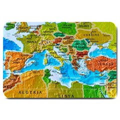 World Map Large Doormat by Ket1n9