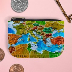 World Map Mini Coin Purse by Ket1n9