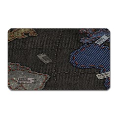 World Map Magnet (rectangular) by Ket1n9