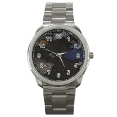 World Map Sport Metal Watch by Ket1n9