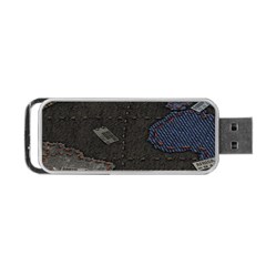 World Map Portable Usb Flash (one Side) by Ket1n9