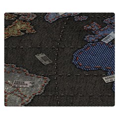 World Map Two Sides Premium Plush Fleece Blanket (small) by Ket1n9