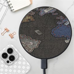 World Map Wireless Fast Charger(black) by Ket1n9