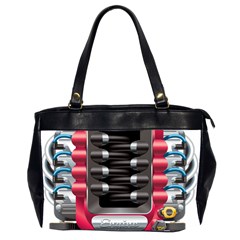 Car Engine Oversize Office Handbag (2 Sides) by Ket1n9