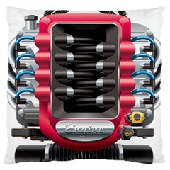 Car Engine Large Cushion Case (one Side) by Ket1n9