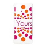 Be Yourself Pink Orange Dots Circular Samsung Galaxy S20Plus 6.7 Inch TPU UV Case Front