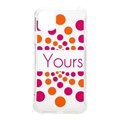 Be Yourself Pink Orange Dots Circular Iphone 11 Pro Max 6 5 Inch Tpu Uv Print Case by Ket1n9