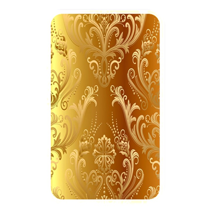 Golden Pattern Vintage Gradient Vector Memory Card Reader (Rectangular)