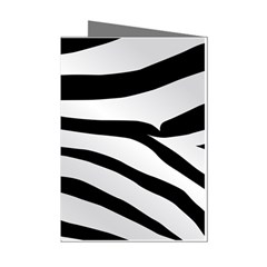 White Tiger Skin Mini Greeting Cards (pkg Of 8) by Ket1n9