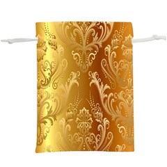 Golden Pattern Vintage Gradient Vector Lightweight Drawstring Pouch (xl) by Ket1n9