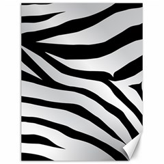 White Tiger Skin Canvas 12  X 16  by Ket1n9