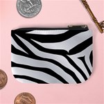 White Tiger Skin Mini Coin Purse Back