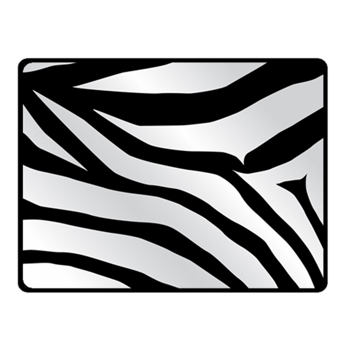 White Tiger Skin Fleece Blanket (Small)