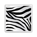 White Tiger Skin Memory Card Reader (Square) Front