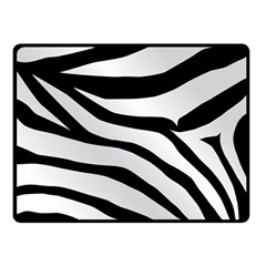 White Tiger Skin Two Sides Fleece Blanket (small) by Ket1n9