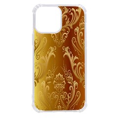 Golden Pattern Vintage Gradient Vector Iphone 13 Pro Max Tpu Uv Print Case by Ket1n9