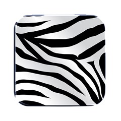 White Tiger Skin Square Metal Box (black) by Ket1n9