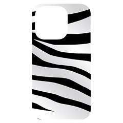 White Tiger Skin Iphone 14 Pro Black Uv Print Case by Ket1n9